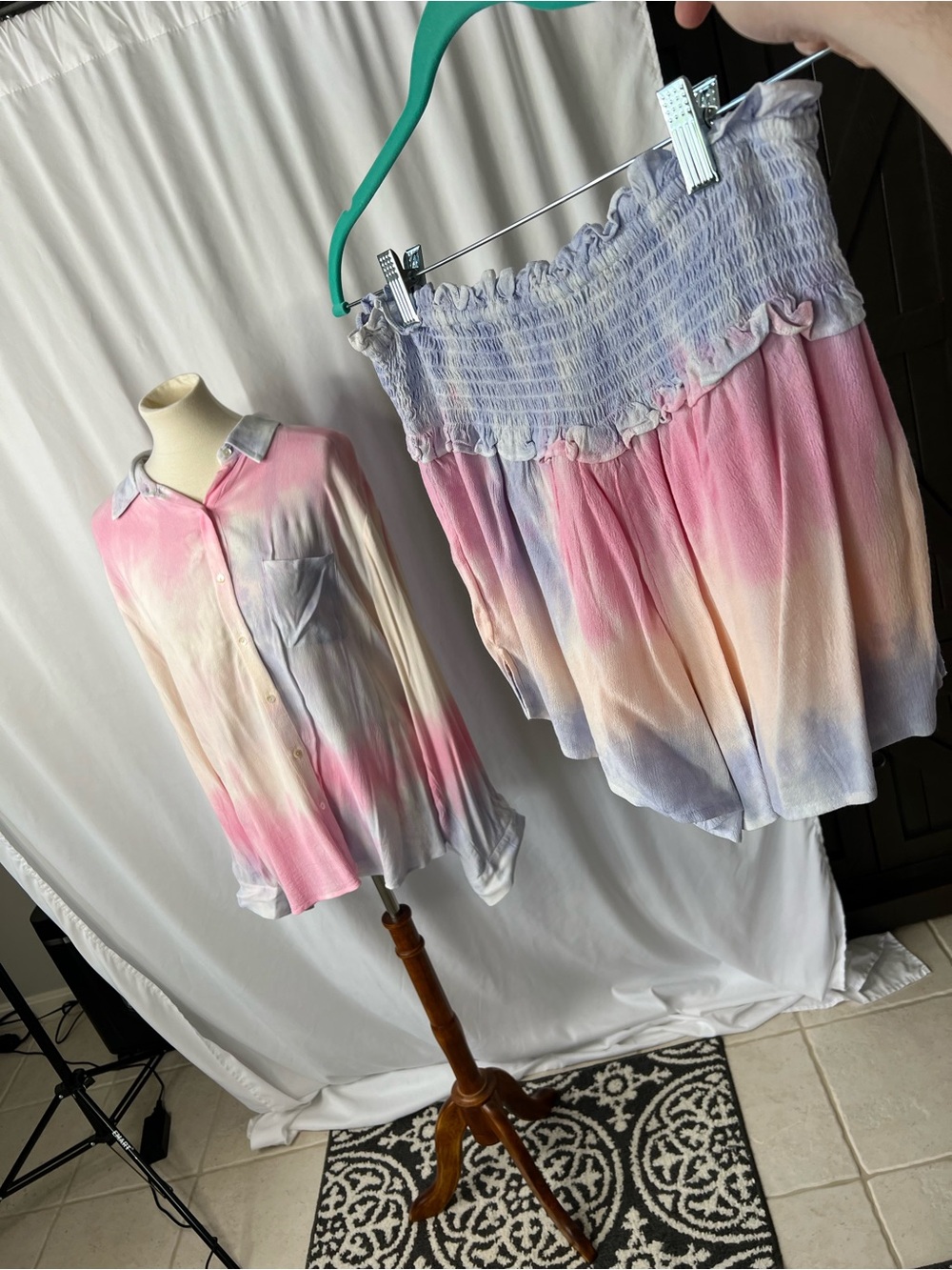 Vacate The Label Tie Dye Matching Set 🌸☁️